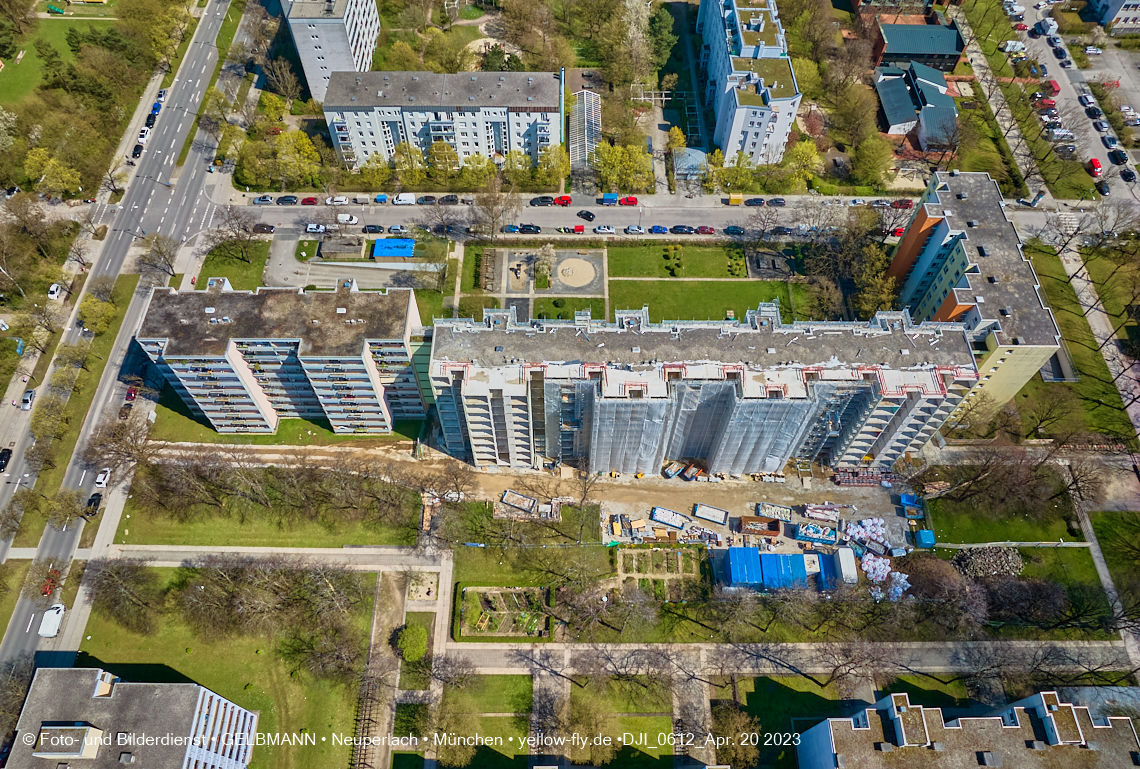 21.04.2023 - Maga-Großsanierung an der Kurt-Eisner-Straße in Neuperlach